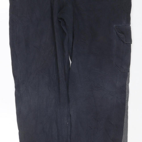 Under Armour Boys Black XL Loose Fit Jogger Track Pants Reflective
