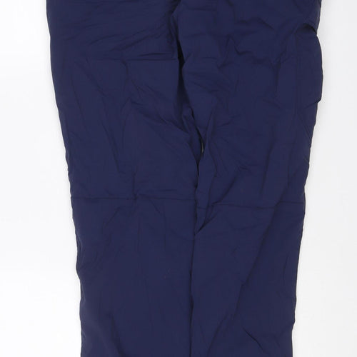 Berghaus Men's Blue L Snow Pants Elastic Waist Drawstring Ankle Outdoor