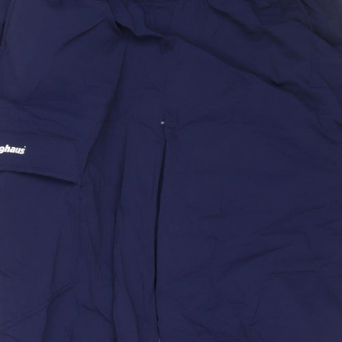 Berghaus Men's Blue L Snow Pants Elastic Waist Drawstring Ankle Outdoor