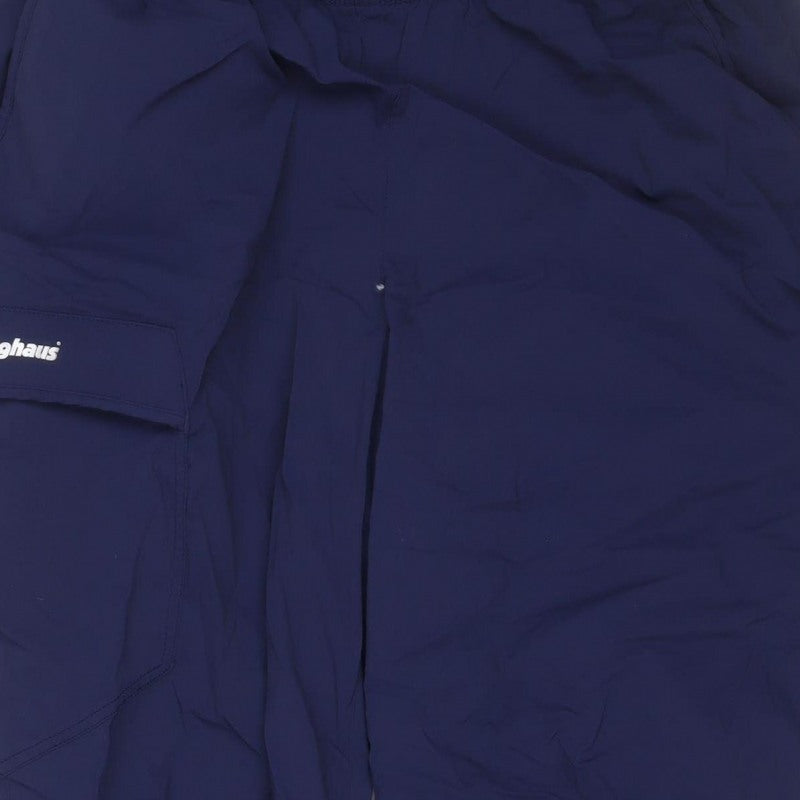 Berghaus Men's Blue L Snow Pants Elastic Waist Drawstring Ankle Outdoor