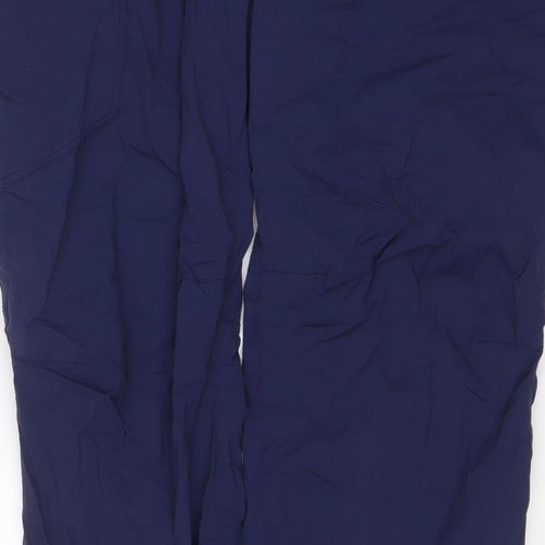 Berghaus Men's Blue L Snow Pants Elastic Waist Drawstring Ankle Outdoor