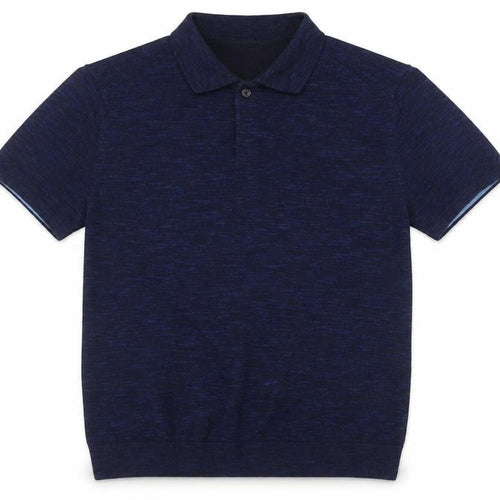 Marks and Spencer Men's Blue M Cotton Rich Short Sleeve Polo Shirt