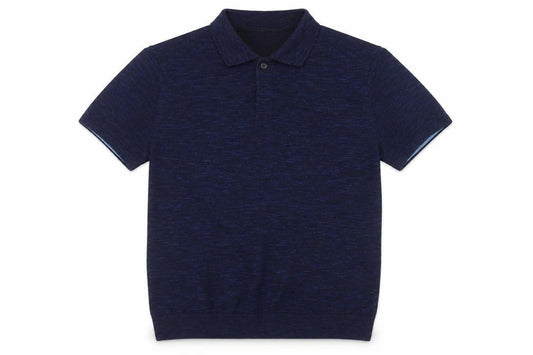 Marks and Spencer Men's Blue M Cotton Rich Short Sleeve Polo Shirt