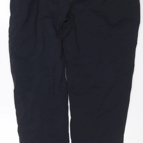 Berghaus Men’s Black XL Waterproof Rain Trousers Elastic Waist Logo
