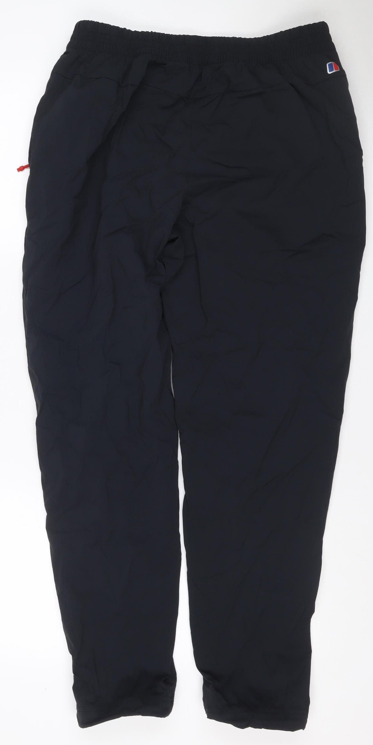 Berghaus Men’s Black XL Waterproof Rain Trousers Elastic Waist Logo