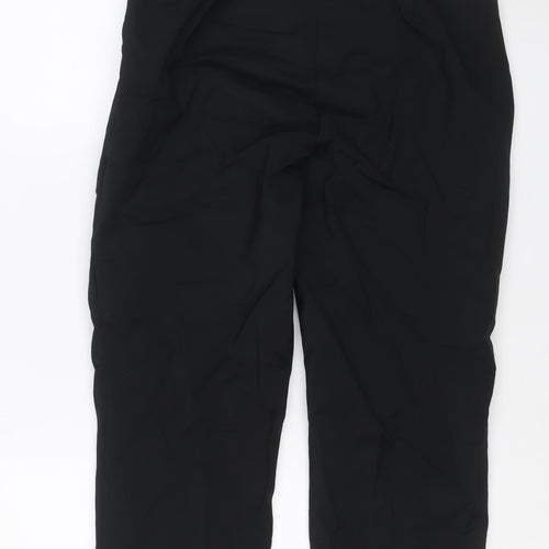Marks & Spencer Women’s Black Size 14 Straight Leg Smart Trousers