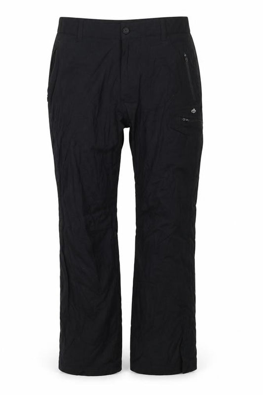 Craghoppers Men’s Black 40in Regular Stretch Outdoor Trousers