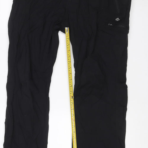 Craghoppers Men’s Black 40in Regular Stretch Outdoor Trousers