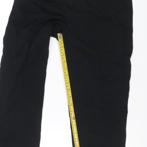 Marks and Spencer Women Black UK 10 Long The Mia Slim Trousers
