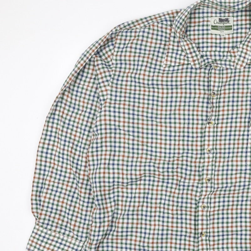 Additional view of Champion Men’s 2XL Multicoloured Check Classic Fit Long Sleeve Shirt