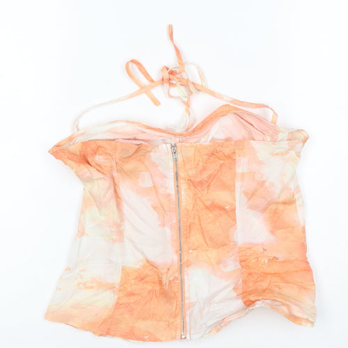 PrettyLittleThing Women Multicoloured UK 10 Cropped Off Shoulder Blouse