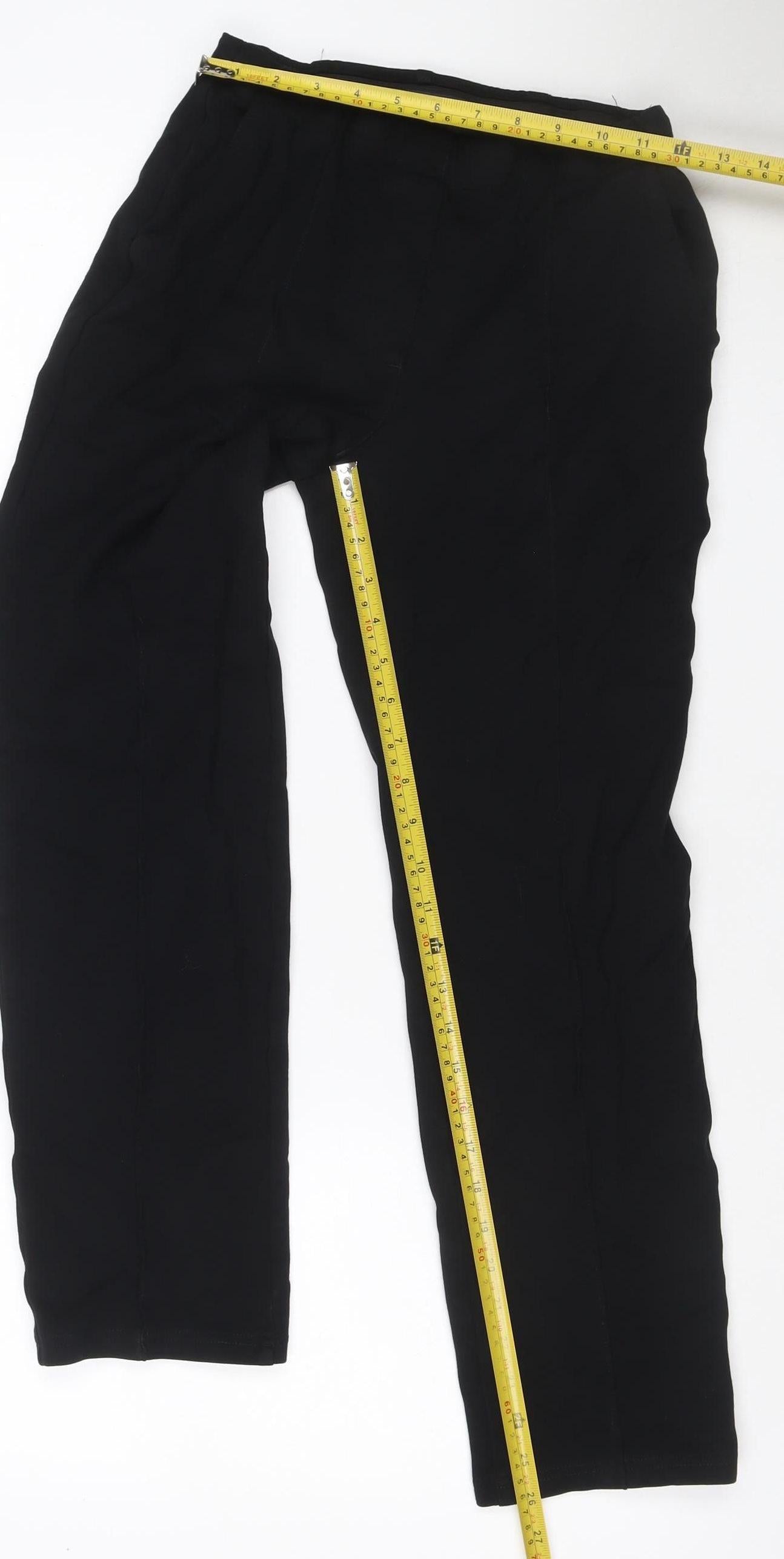 M&S Collection Women’s Black Size 8 Stretch Pull-On Skinny Trousers