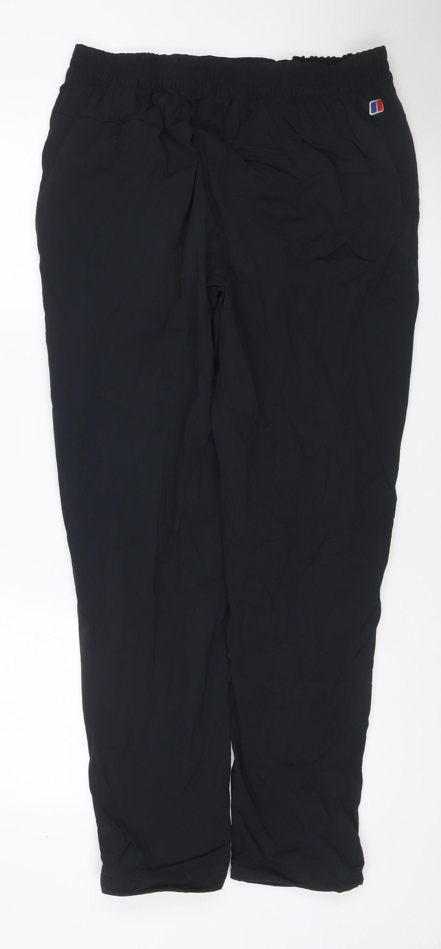 Berghaus Men’s Black XL Stretch Outdoor Trousers Elastic Waist Logo