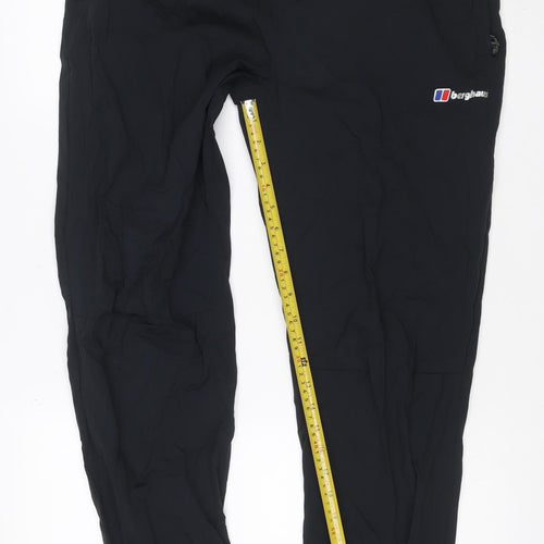 Berghaus Men’s Black XL Stretch Outdoor Trousers Elastic Waist Logo