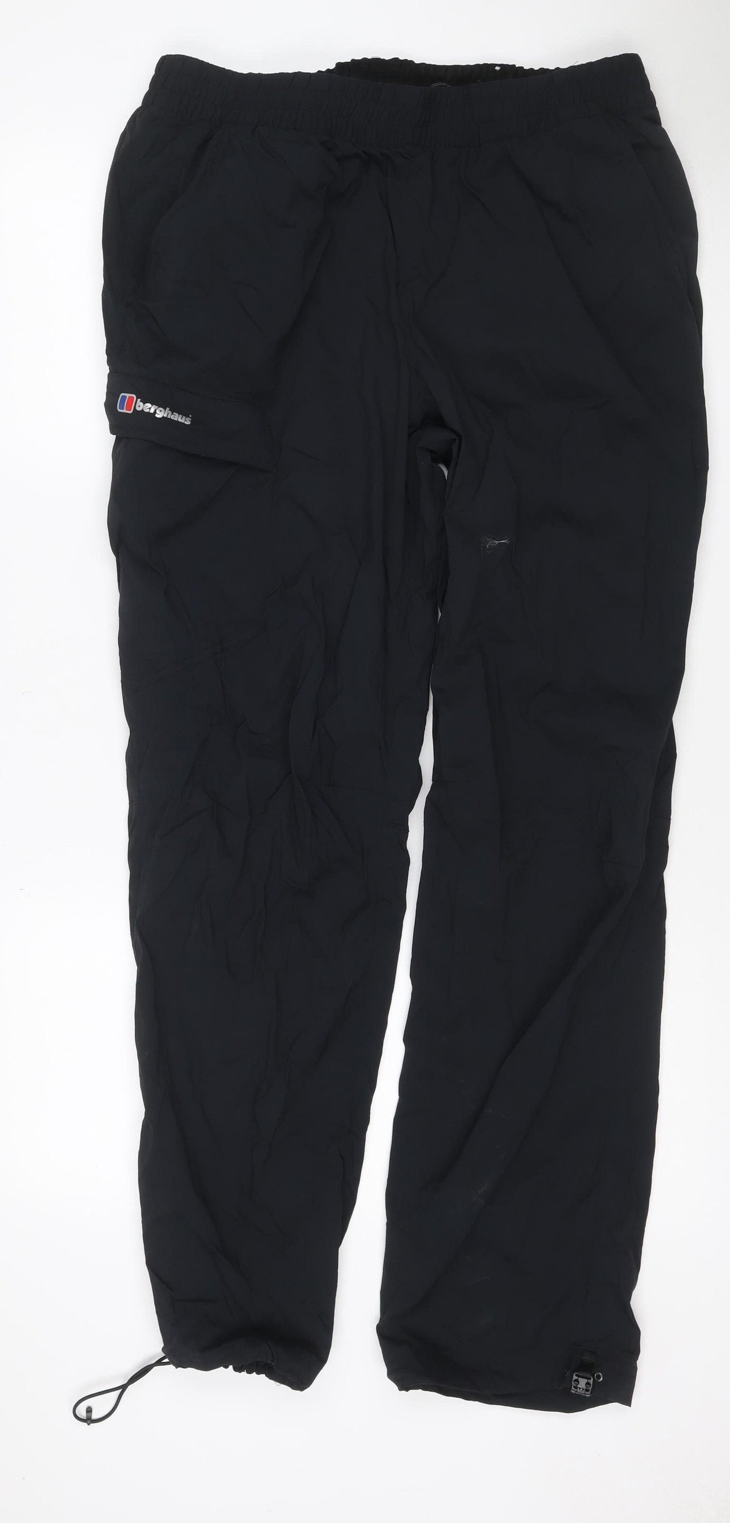 Berghaus Men’s Black XL 32in Waterproof Rain Trousers Ankle Zip
