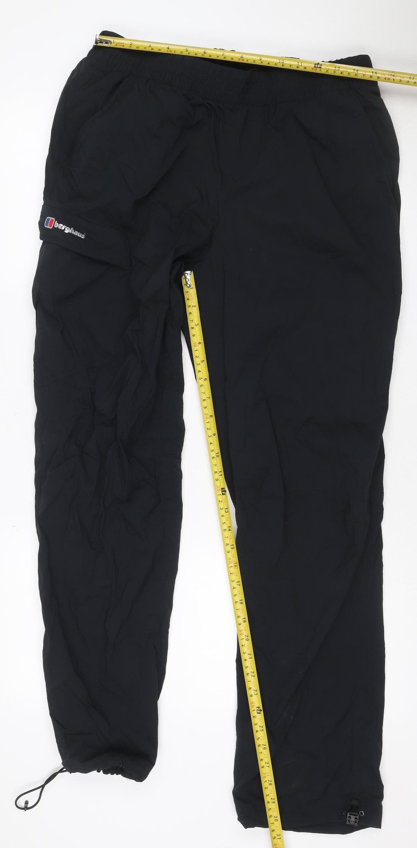 Berghaus Men’s Black XL 32in Waterproof Rain Trousers Ankle Zip