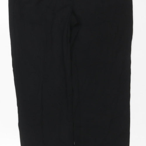 Marks & Spencer Women’s Black Size 8 Short Straight Work Trousers