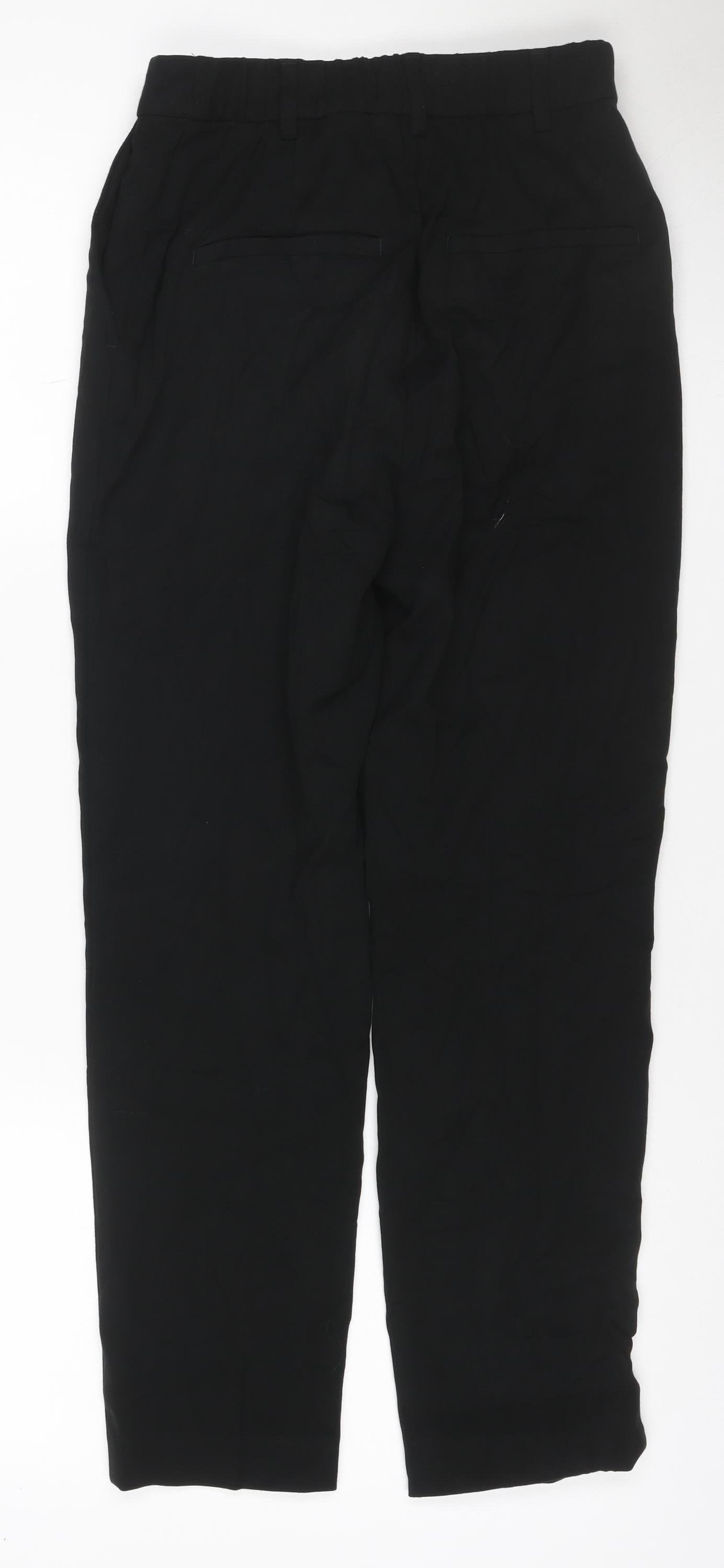Marks & Spencer Women’s Black Size 8 Short Straight Work Trousers