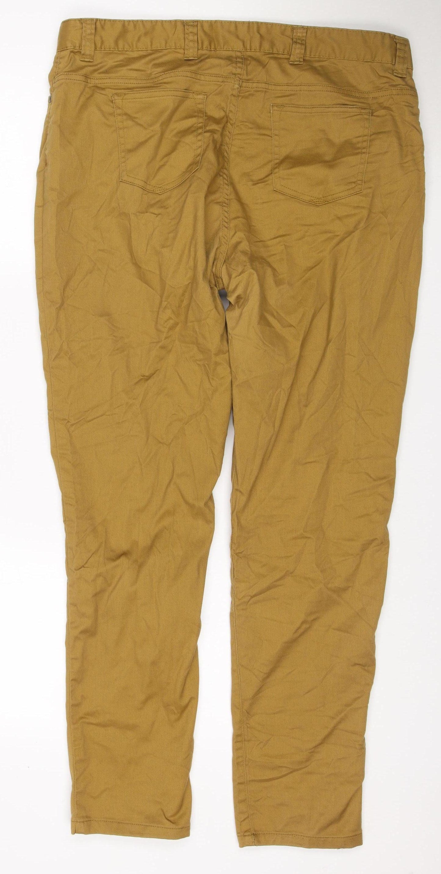 Denim Co. Men’s Brown Khaki Stretch Jeans XL Regular 5 Pocket