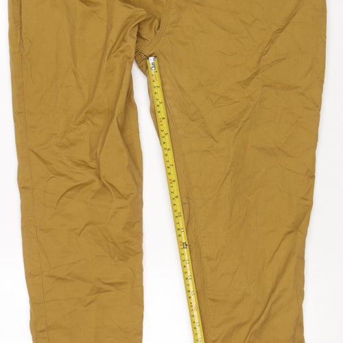 Denim Co. Men’s Brown Khaki Stretch Jeans XL Regular 5 Pocket