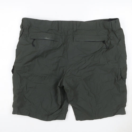 M&S Men’s Olive 44in Cargo Shorts Lightweight Multi Pocket