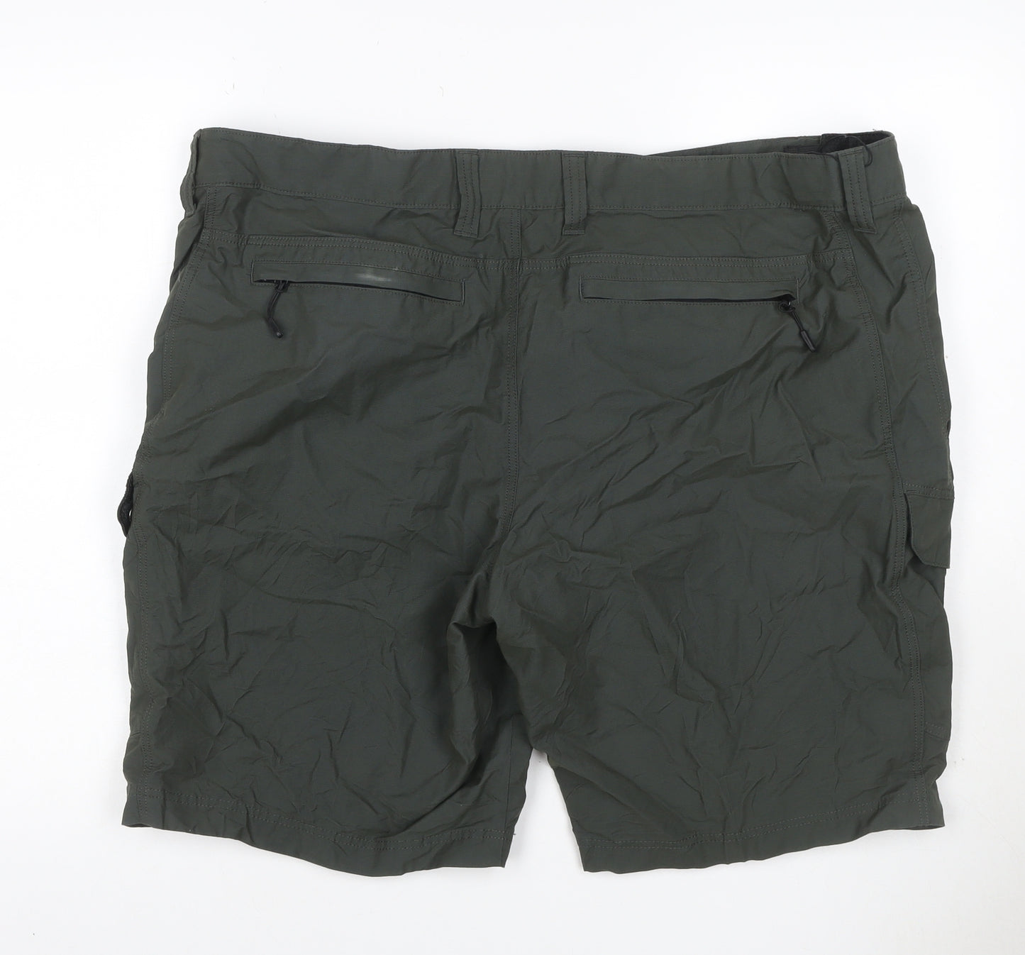 M&S Men’s Olive 44in Cargo Shorts Lightweight Multi Pocket