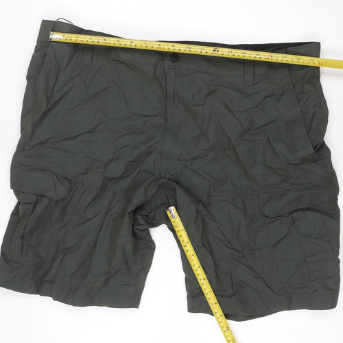 M&S Men’s Olive 44in Cargo Shorts Lightweight Multi Pocket