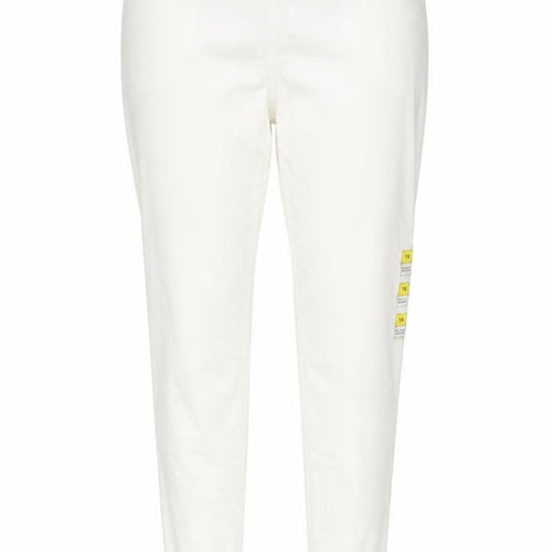 Marks & Spencer Women Ivory UK 16 Straight Stretch Jeans Regular