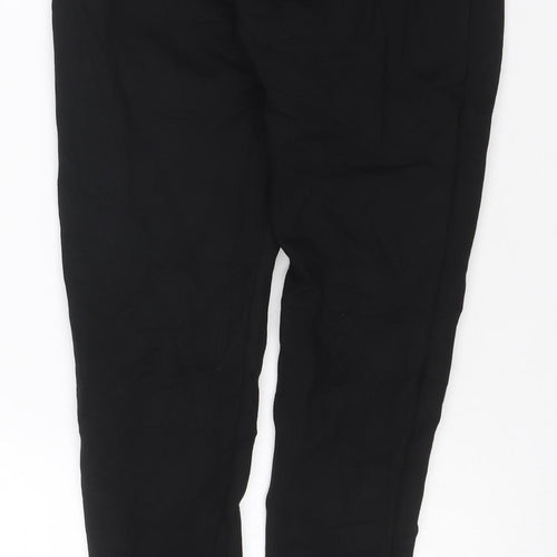 M&S Women’s Black Size 8 Regular Straight Stretch Trousers