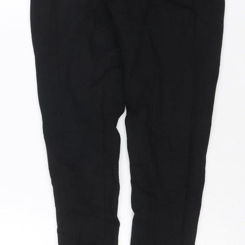 M&S Women’s Black Size 8 Regular Straight Stretch Trousers