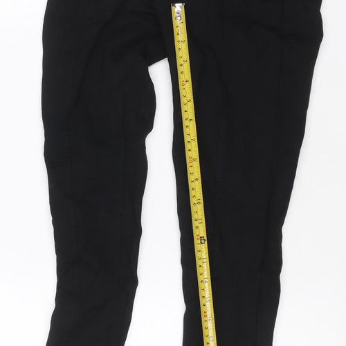 M&S Women’s Black Size 8 Regular Straight Stretch Trousers
