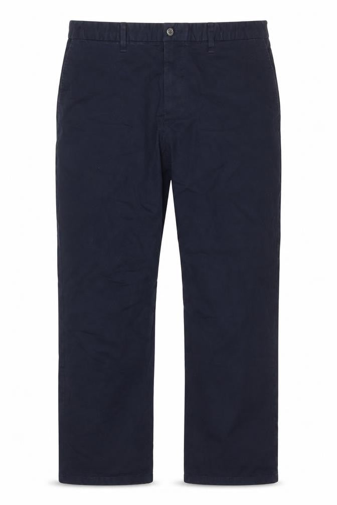 Marks & Spencer Men's Blue 44 Classic Fit Stretch Chino Trousers