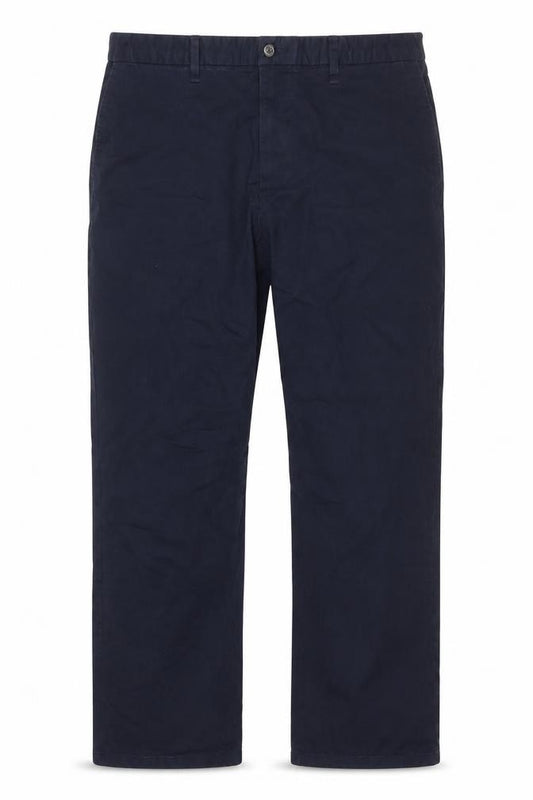 Marks & Spencer Men's Blue 44 Classic Fit Stretch Chino Trousers
