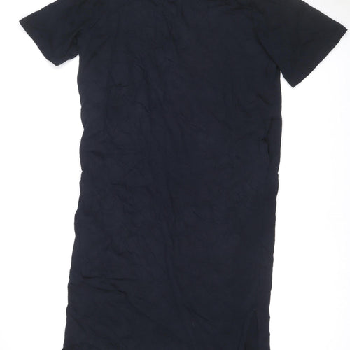 Marks and Spencer Women Black Size 14 Shift Knee Length Dress