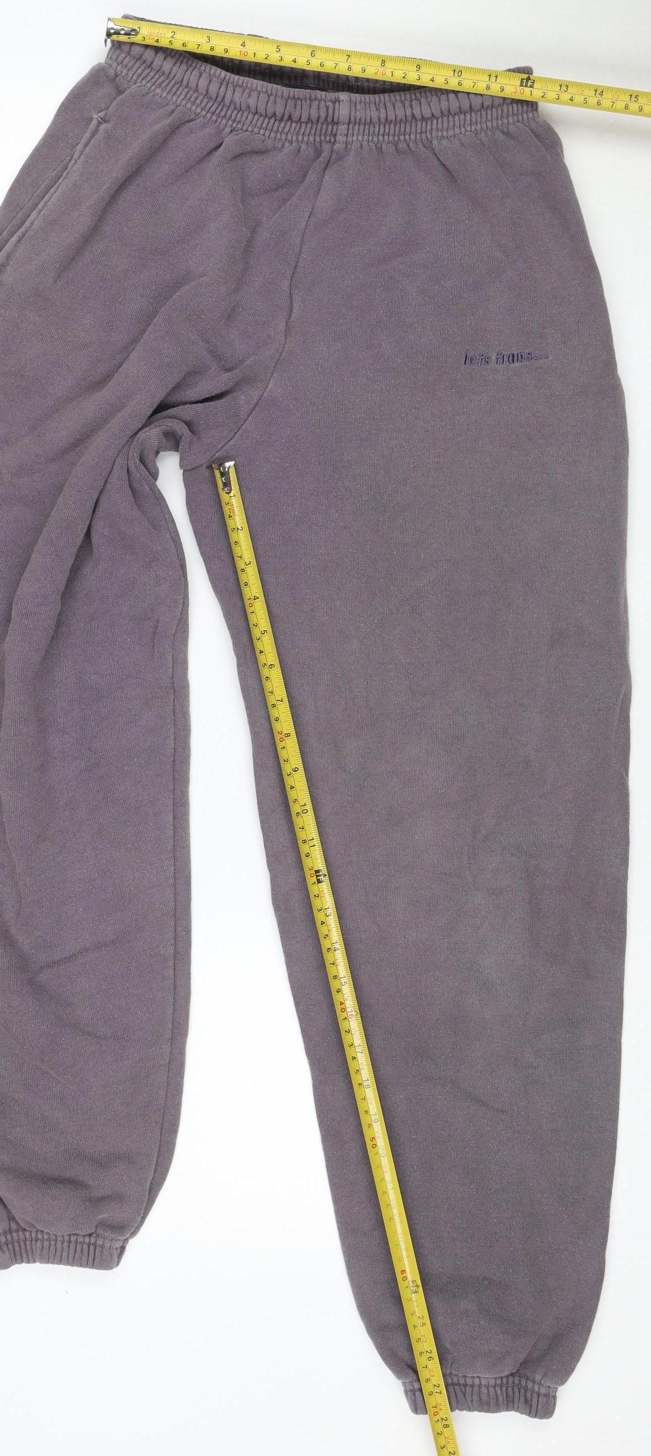 iets frans... Women Grey Fleece Jogger Trousers Size S