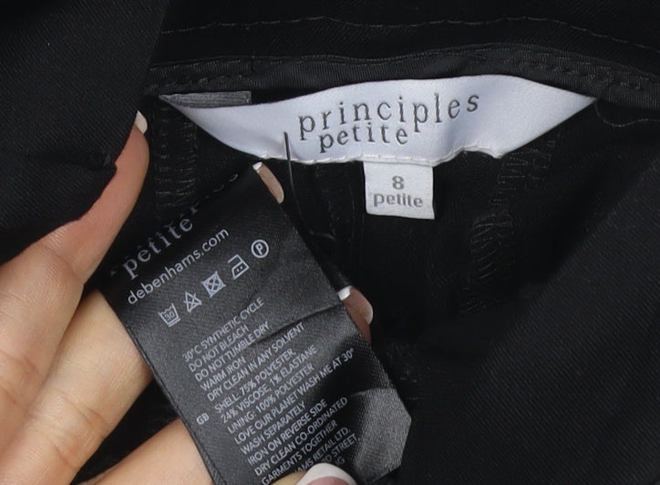 Principles Petite Women’s Black Size 8 Tailored Straight Dress Trousers