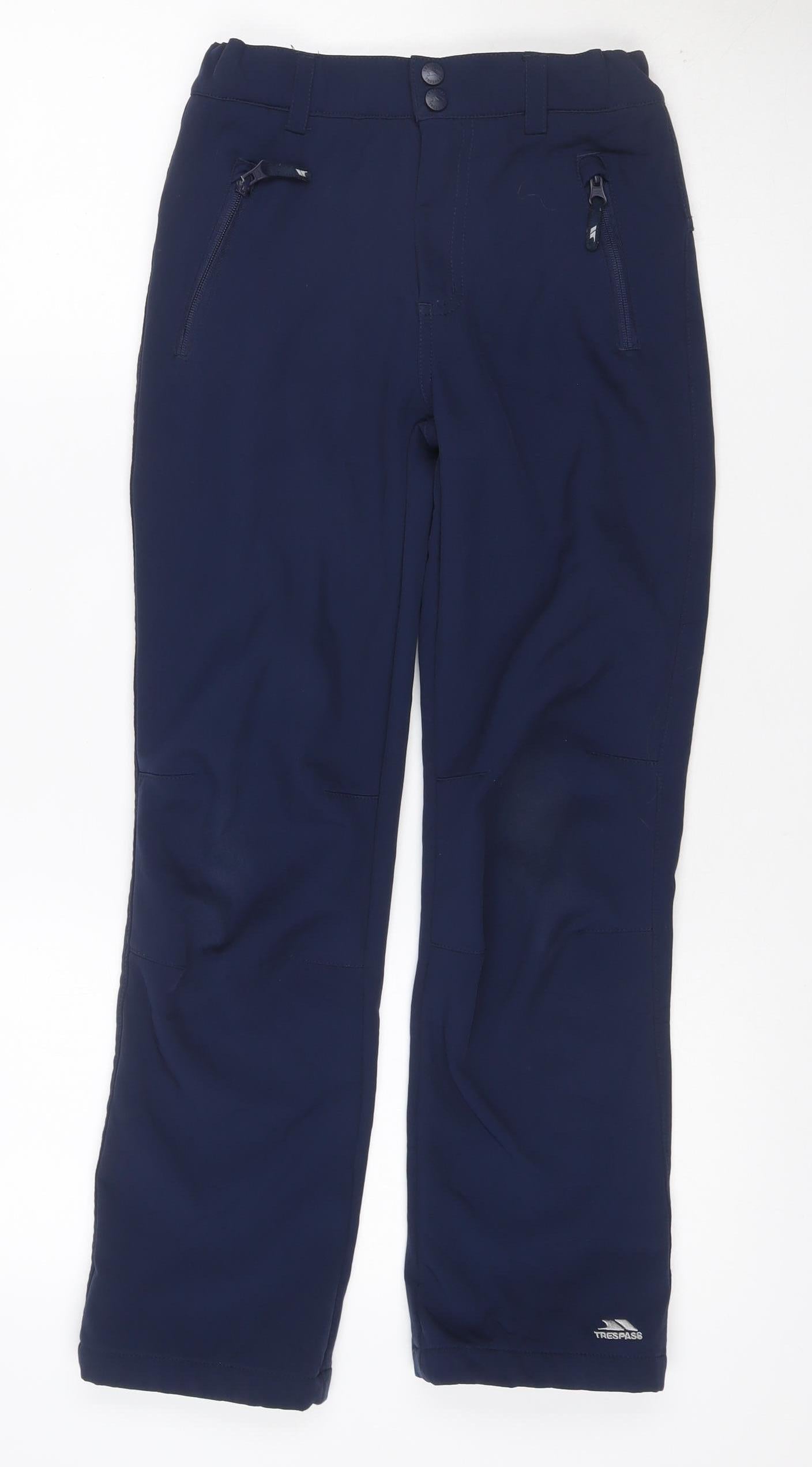 Trespass Boys Blue 9-10 Years Snow Pants Softshell Waterproof Ski Trousers