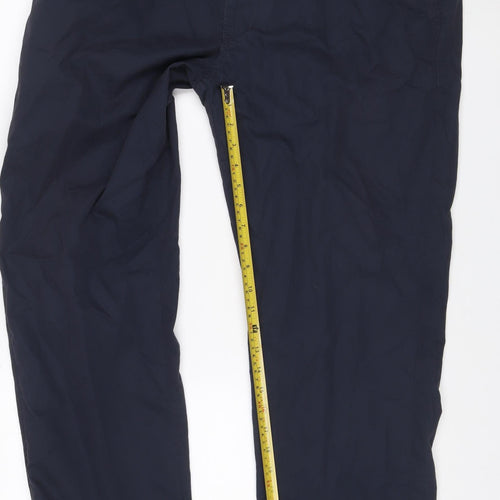 Blue Harbour Men’s Navy 40/31 Regular Cotton Chino Trousers
