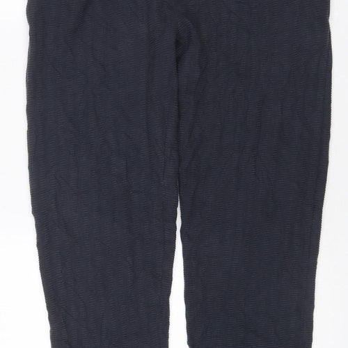 Next Men’s Black M Regular Leg Drawstring Textured Jogger Trousers