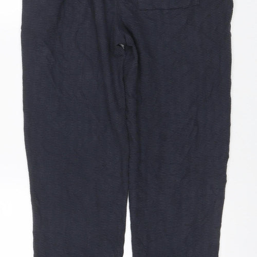 Next Men’s Black M Regular Leg Drawstring Textured Jogger Trousers