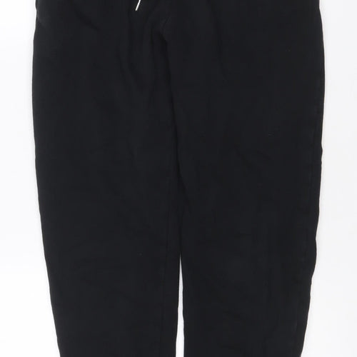 Next Men’s Black Size S Jogger Sweatpants Elastic Waist Zip Pockets