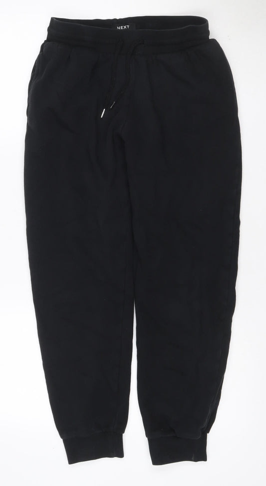 Next Men’s Black Size S Jogger Sweatpants Elastic Waist Zip Pockets