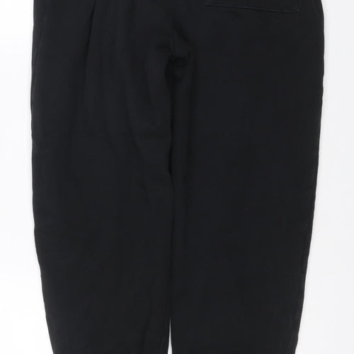 Next Men’s Black Size S Jogger Sweatpants Elastic Waist Zip Pockets