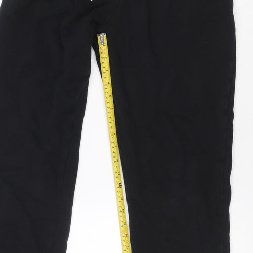 Next Men’s Black Size S Jogger Sweatpants Elastic Waist Zip Pockets
