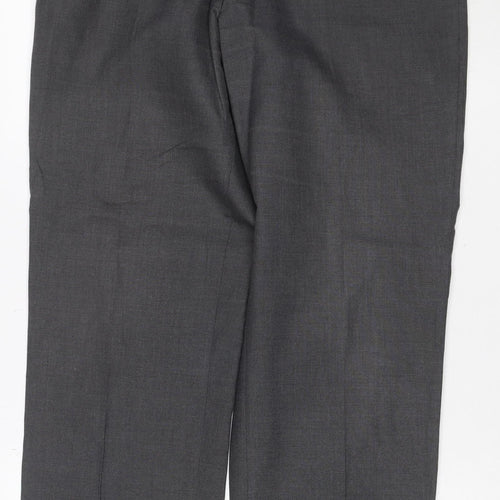 Marks and Spencer Men’s Grey 32 31 Straight Dress Trousers
