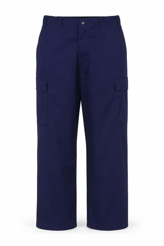 Marco Essentials Men’s Blue 34 Regular Cargo Trousers Poly Cotton