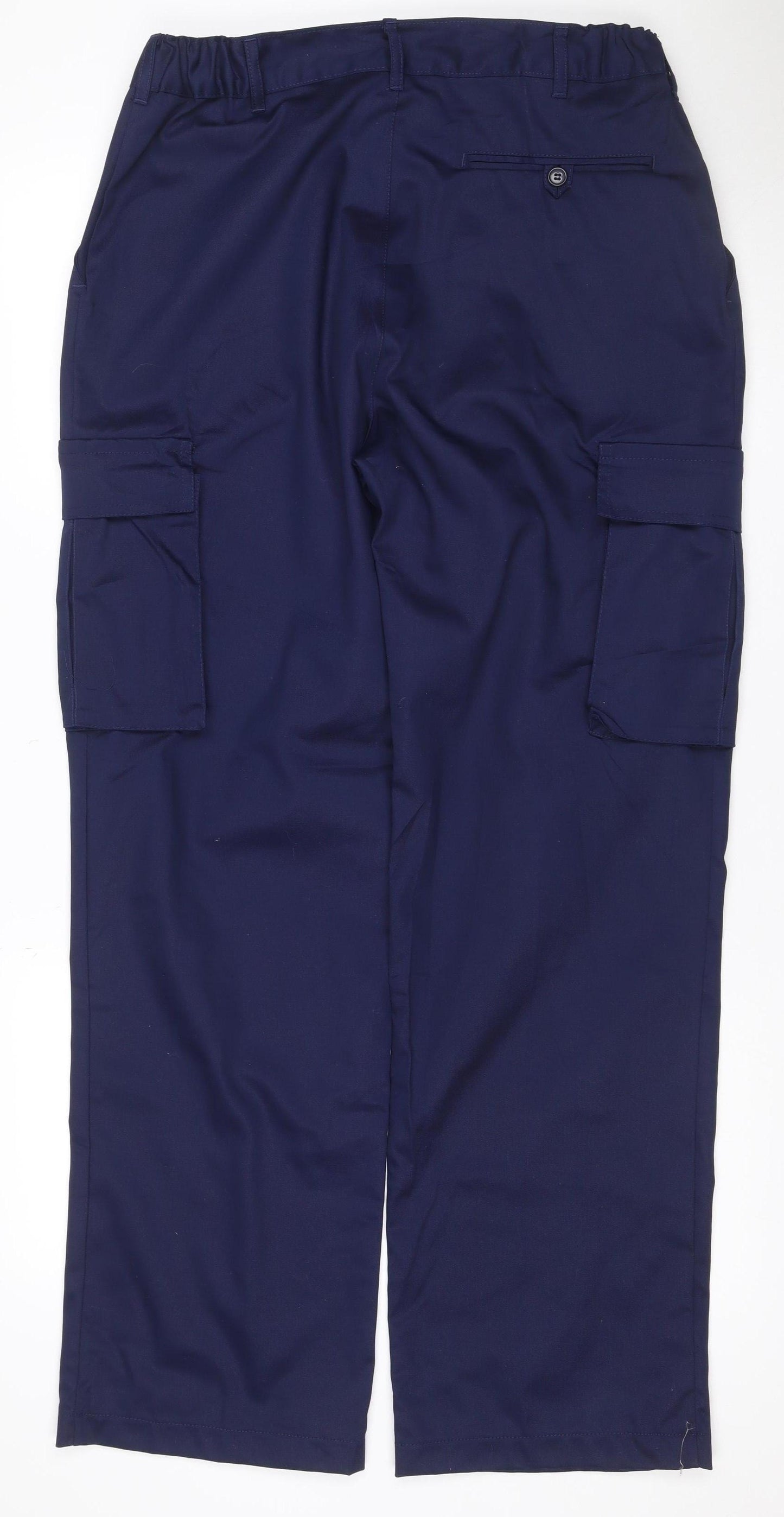 Marco Essentials Men’s Blue 34 Regular Cargo Trousers Poly Cotton