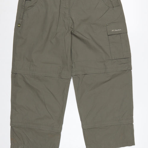 Mountainlife Women’s Grey Size 16 Convertible Cargo Trousers