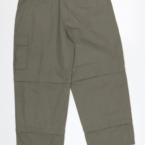 Mountainlife Women’s Grey Size 16 Convertible Cargo Trousers