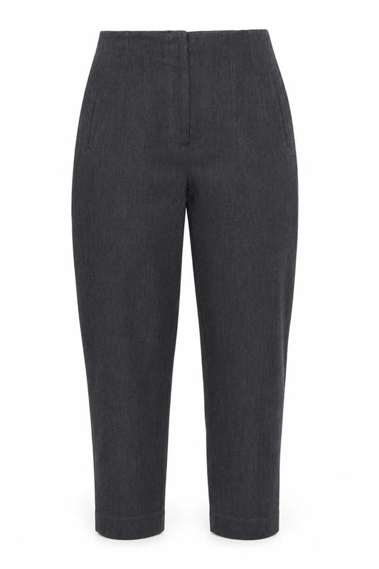 Zara Women’s Grey High Rise Tapered Tailored Trousers UK 12